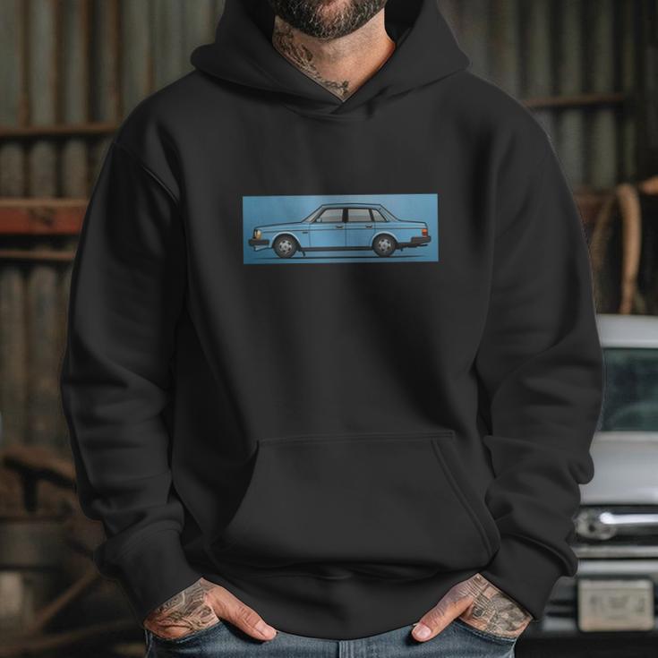 Shirt Volvo Brick 244 240 Sedan Brick Blue Hoodie Gifts for Her