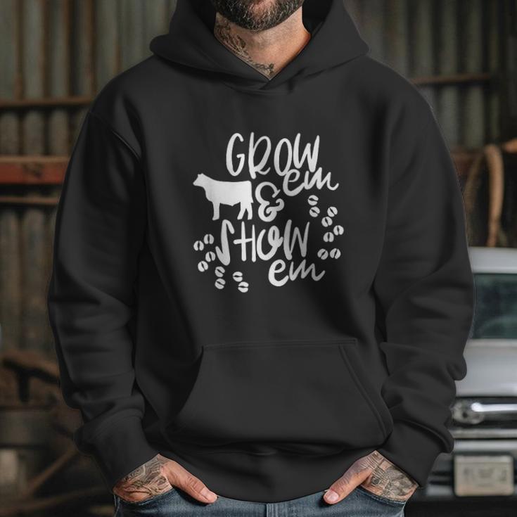 Show Em Livestock Animals Hoodie Gifts for Her