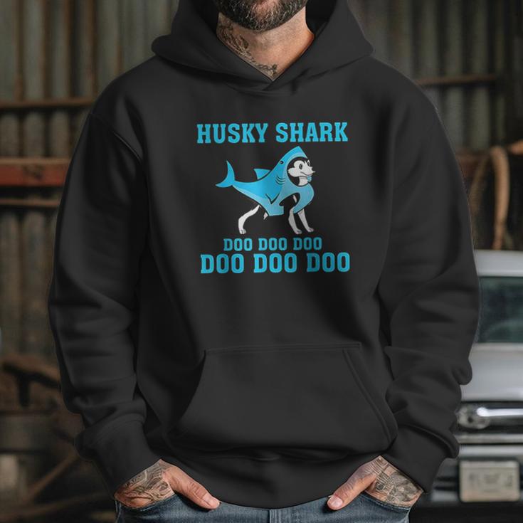 Siberian Husky Shark Doo Doo Doo Hoodie Gifts for Her