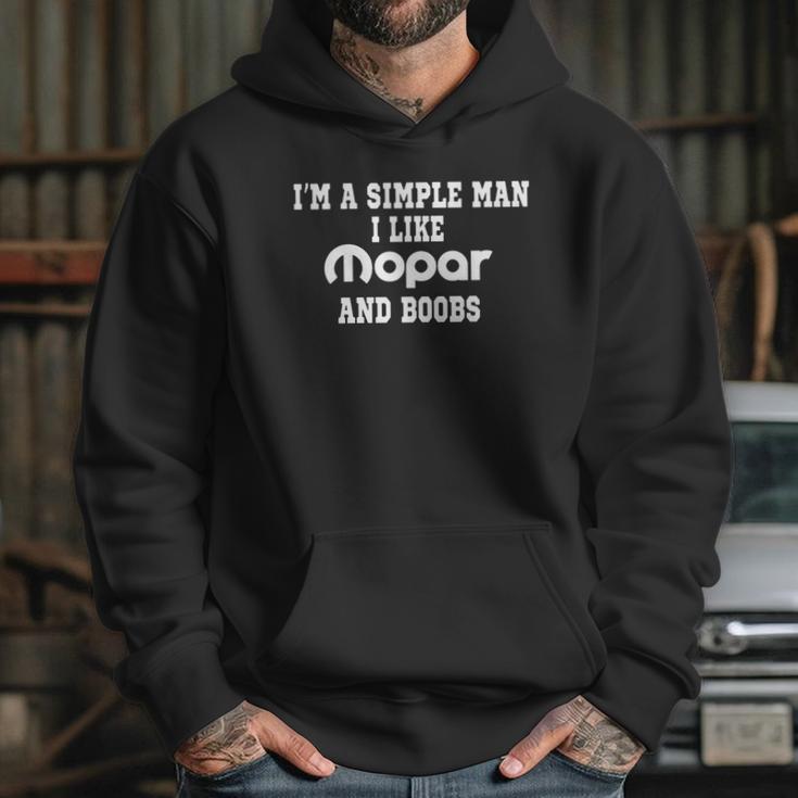 Im A Simple Man I Like Mopar Boobs Hoodie Gifts for Her