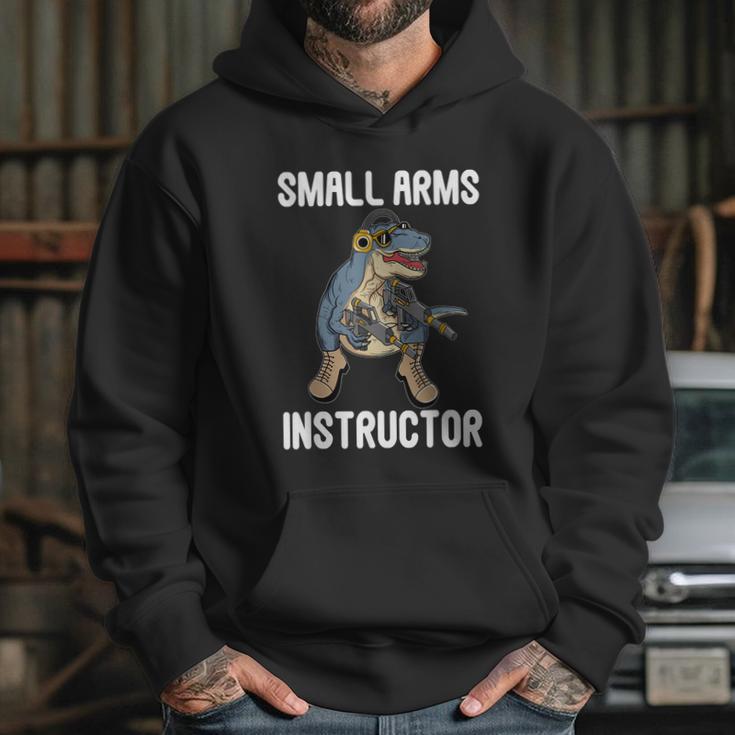 Small Arms Instructor Rex Dinosaur Gun For Firearm Trainer Hoodie Gifts for Her