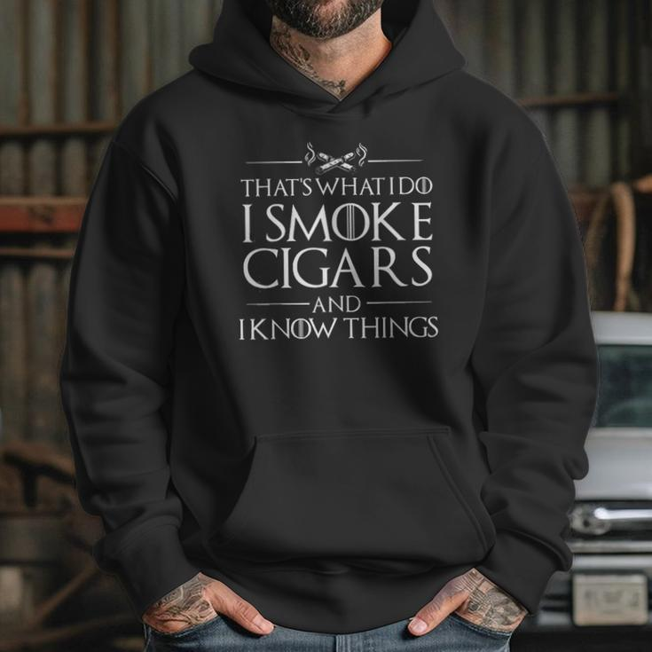 Smoking Cigars And Know Things Hoodie Gifts for Her