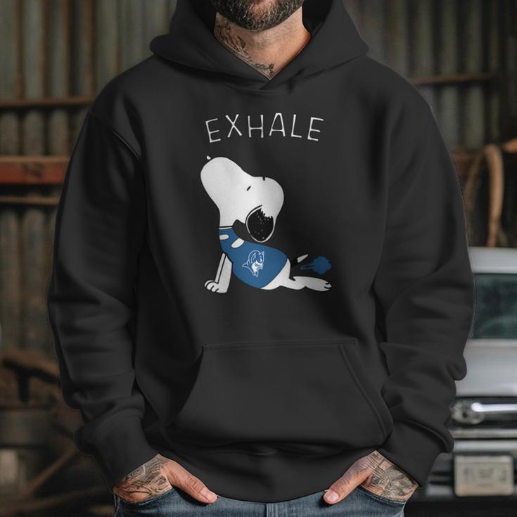 Snoopy Exhale Duke Hoodie Gifts for Her