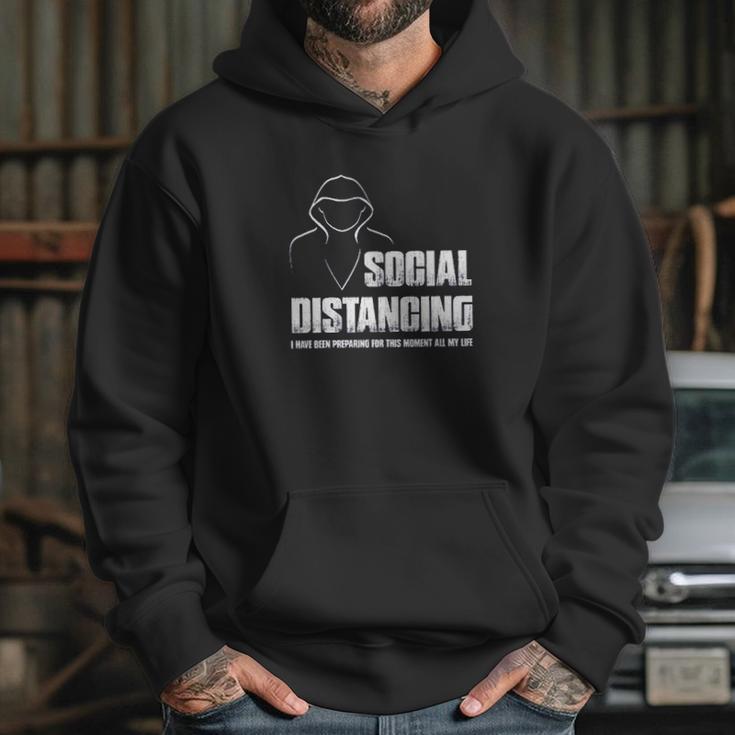 Social Distancing And Chill Introvert Gift Hoodie Gifts for Her