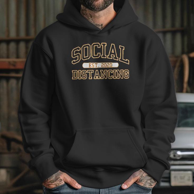 Social Distancing Est 2020 Funny Hoodie Gifts for Her