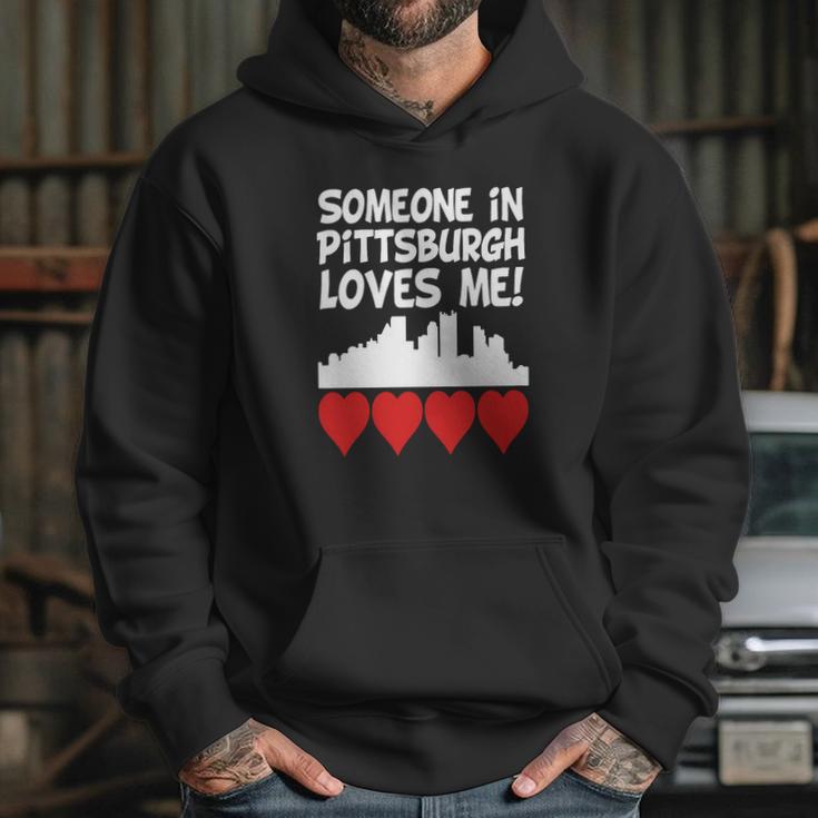 Someone In Pittsburgh Pennsylvania Loves Me - Baby Lap Shoulder T-Shirt Hoodie Gifts for Her