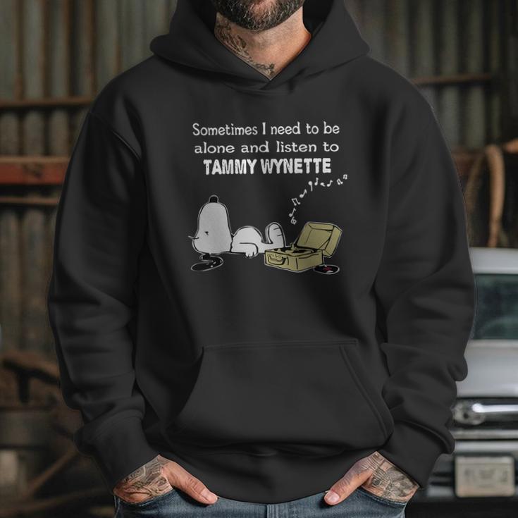 Sometimes I Need To Be Alone And Listen To Tammy Wynette Hoodie Gifts for Her