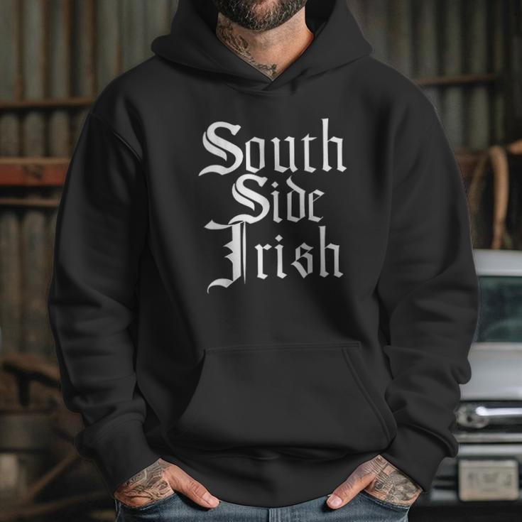 South Side Irish Big Bold Custom Chirish Chicago Hoodie Gifts for Her