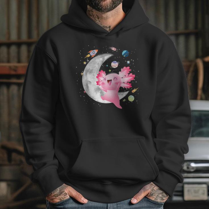 Space Axolotl Kawaii Pastel Goth Anime Comic For Girls Hoodie Gifts for Her