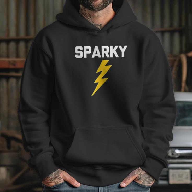 Sparky Funny Saying Electrician Hoodie Gifts for Her