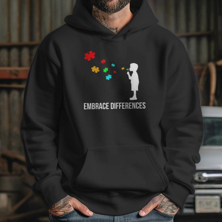 Sped Special Education Embrace Differences Hoodie Gifts for Her