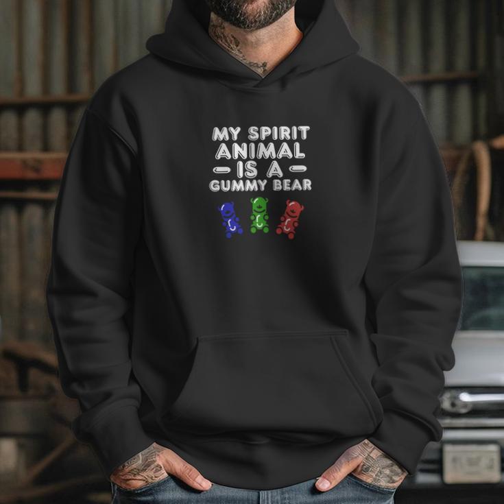 My Spirit Animal Is A Gummy Bear Fun Colorful CandyShirt Fbb Black Hoodie Gifts for Her