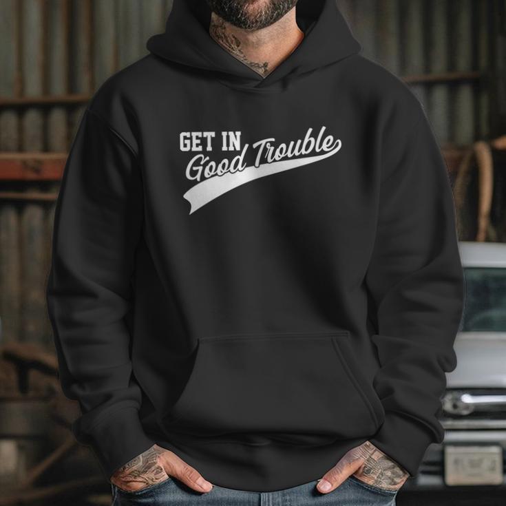 Sporty Get In Good Trouble John Lewis Tribute Hoodie Gifts for Her