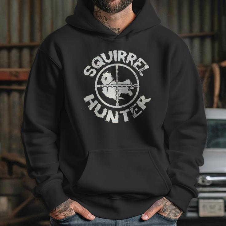 Squirrel Hunter Funny Animal Hunting Season Hoodie Gifts for Her