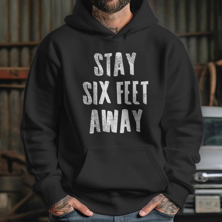 Stay 6 Six Feet Away Physical Social Distancing 2020 Gift Hoodie Gifts for Her