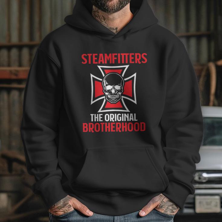 Steamfitters Skull Boiler Pipe Welders Gifts Hoodie Gifts for Her