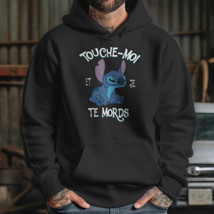 Stitch Touche Moi Et Je Te Mords Hoodie Gifts for Her