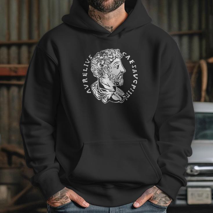 Stoicism Marcus Aurelius Ancient Roman Coin Stoic Hoodie Gifts for Her