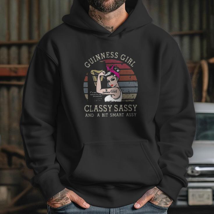 Strong Guinness Girl Classy Sassy And A Bit Smart Assy Vintage Shirt Hoodie Gifts for Her