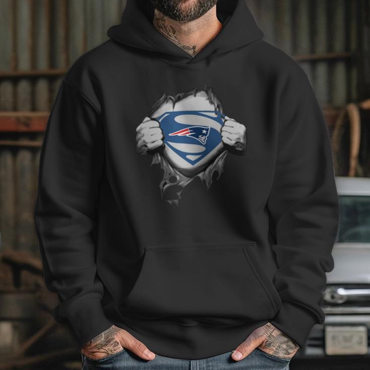 Superman New England Patriots Shirt Hoodie Gifts for Her