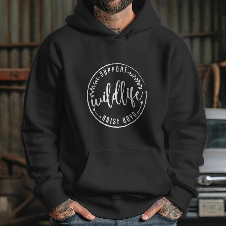 Support Wildlife Raise Boys 2 Hoodie Gifts for Her