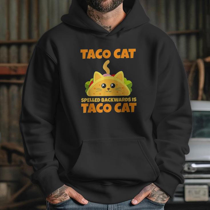 Tacocat Spelled Backwards Taco Cat Cinco De Mayo Gift Hoodie Gifts for Her