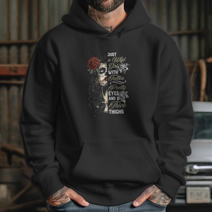 Tattoo Just A Wild Girl Hoodie Gifts for Her