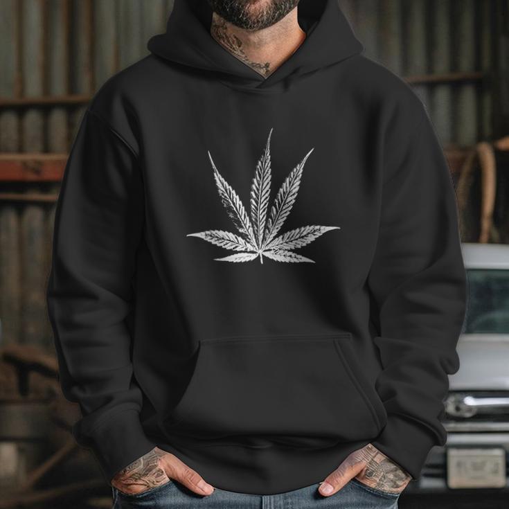 Thc Pot Leaf Ink Stamp Cannabis Medical Marijuana Meaningful Gift Graphic Design Printed Casual Daily Basic Hoodie Gifts for Her