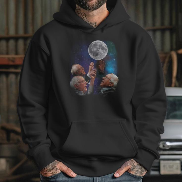 Three Bernie Sanders Moon Tshirt Hoodie Gifts for Her