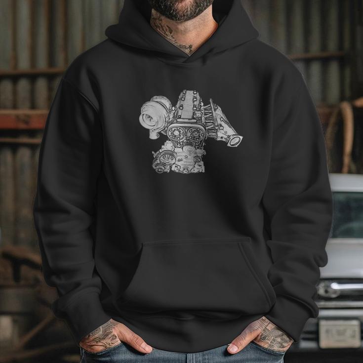 Toyota Supra 2Jz Turbo Engine Hoodie Gifts for Her