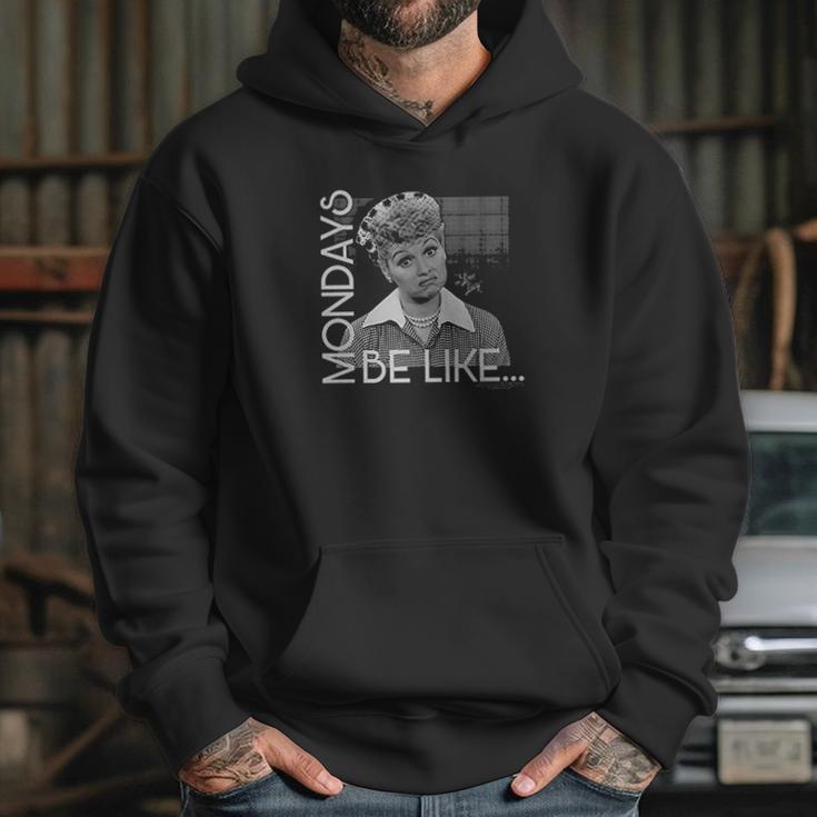 Trevco I Love Lucy Mondays Be Like Hoodie Gifts for Her