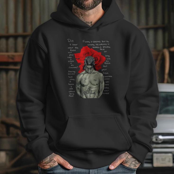 Tupac Shakur Signature The Rose That Grew From Concrete Lyrics Shirt Hoodie Gifts for Her