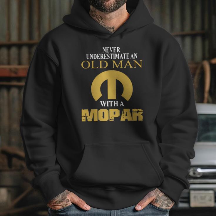 Never Underestimate An Old Man With A Mopar Car Hoodie Gifts for Her