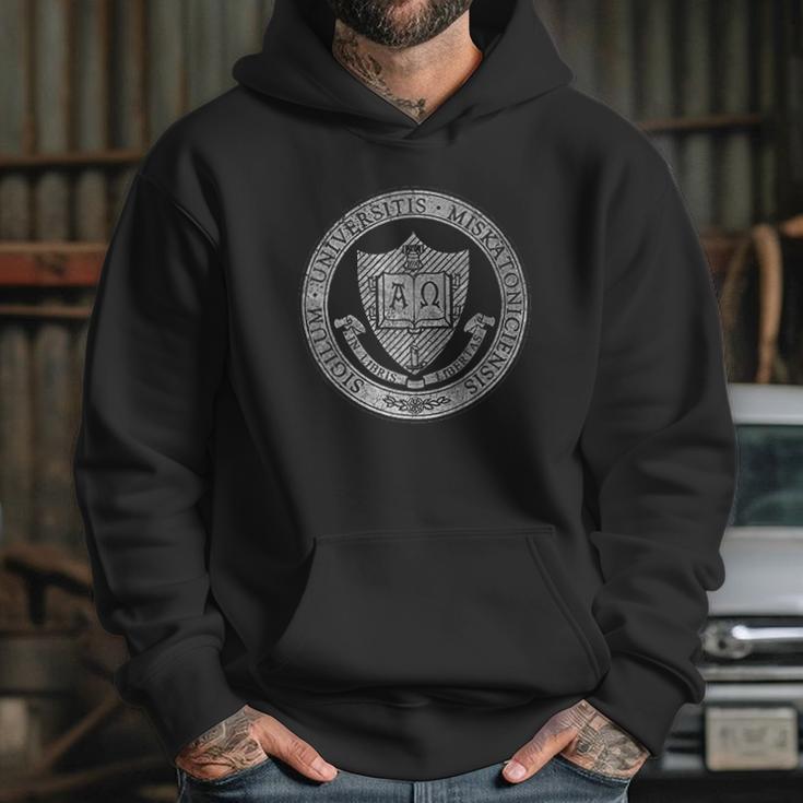 Urban Backwoods Miskatonic University Iv Vintage Hoodie Gifts for Her