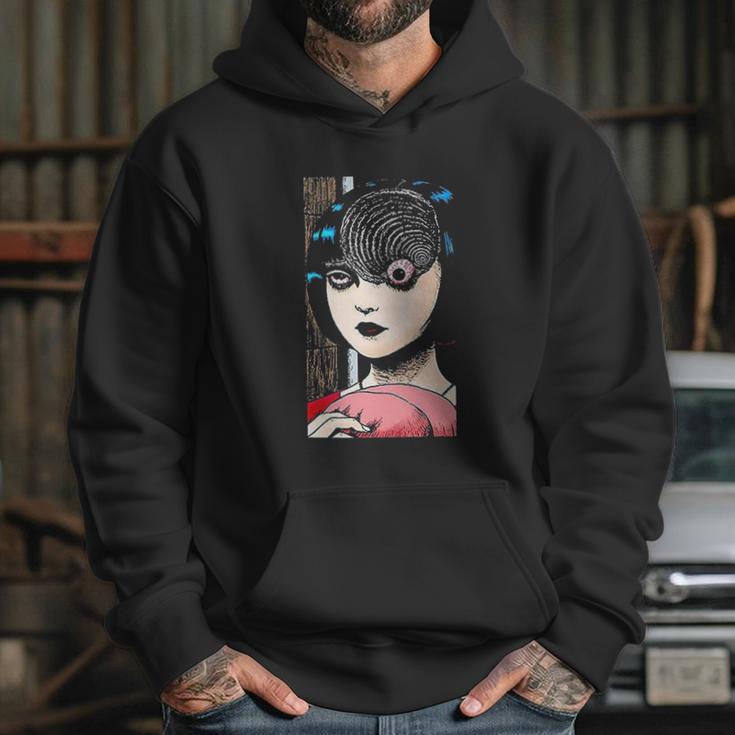 Uzumaki Junji Ito Japanese Horror Manga Hoodie Gifts for Her