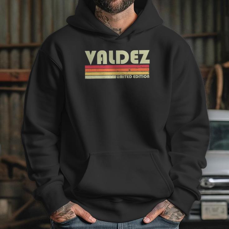 Valdez Surname Funny Retro Vintage 80S 90S Birthday Reunion Hoodie Gifts for Her