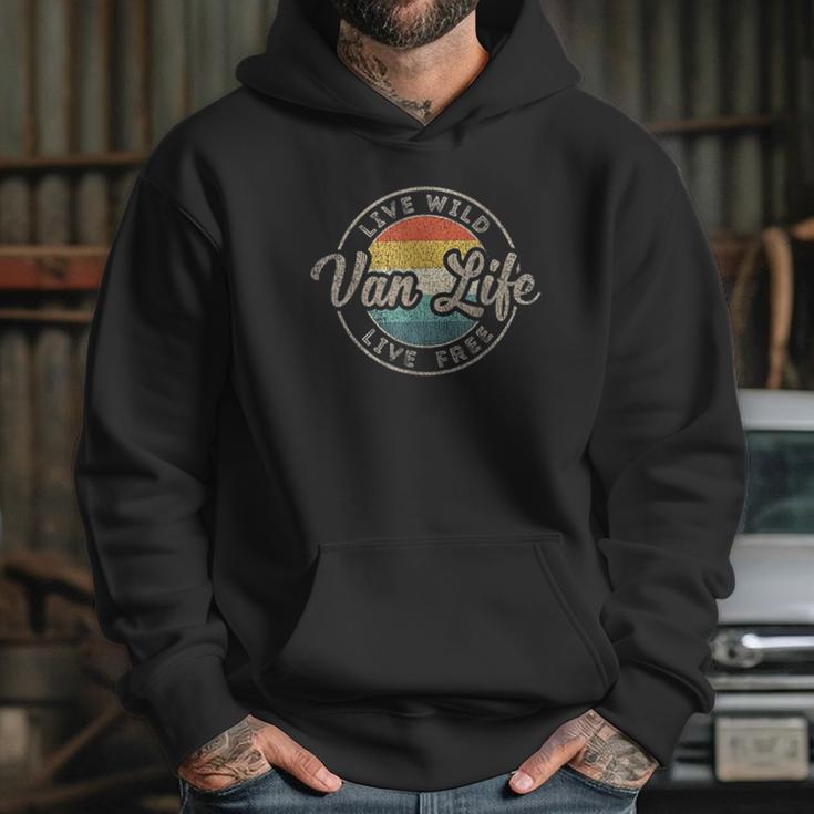 Van Life Clothing Retro Vintage Van Dwellers Vanlife Nomad Hoodie Gifts for Her