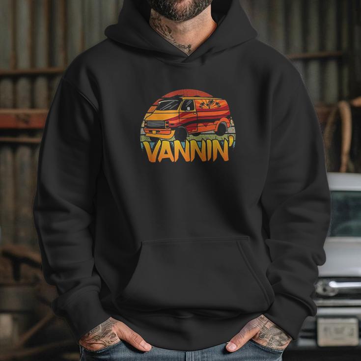 Vannin Retro Palm Tree Vanner Hoodie Gifts for Her