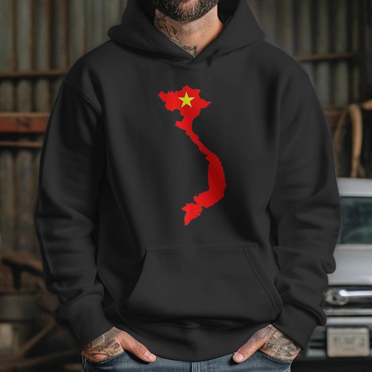 Vietnam Country Map Hoodie Gifts for Her