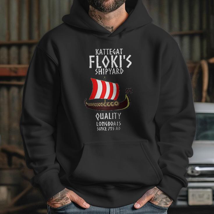 Viking Kattegat Floki Shipyard Funny Gift For Vikings Lover Raglan Baseball Hoodie Gifts for Her