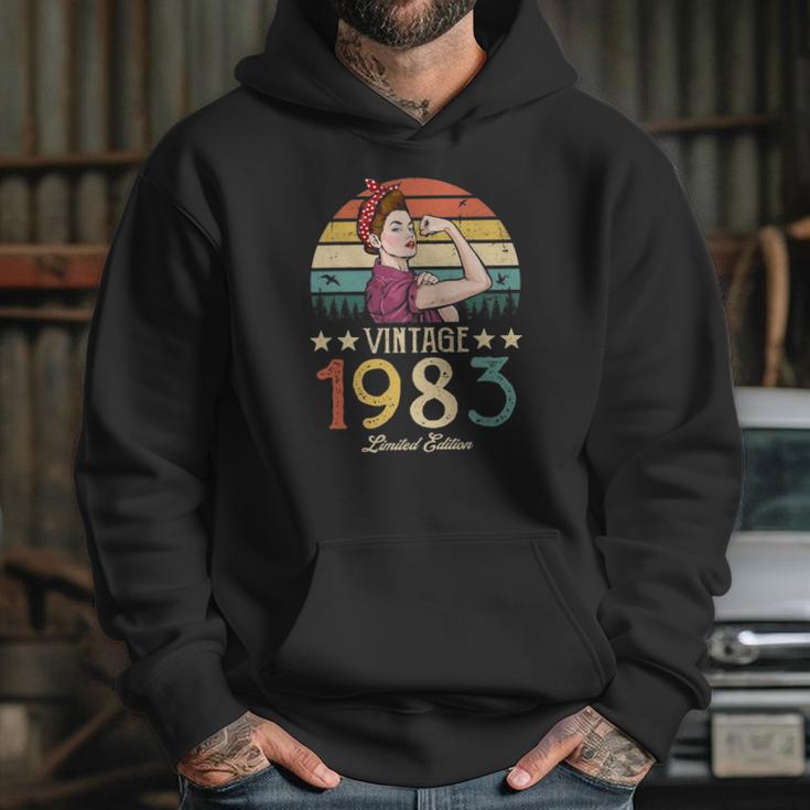 Vintage 1983 Limited Edition 1983 39Th Birthday 39 Years Old Hoodie Gifts for Her