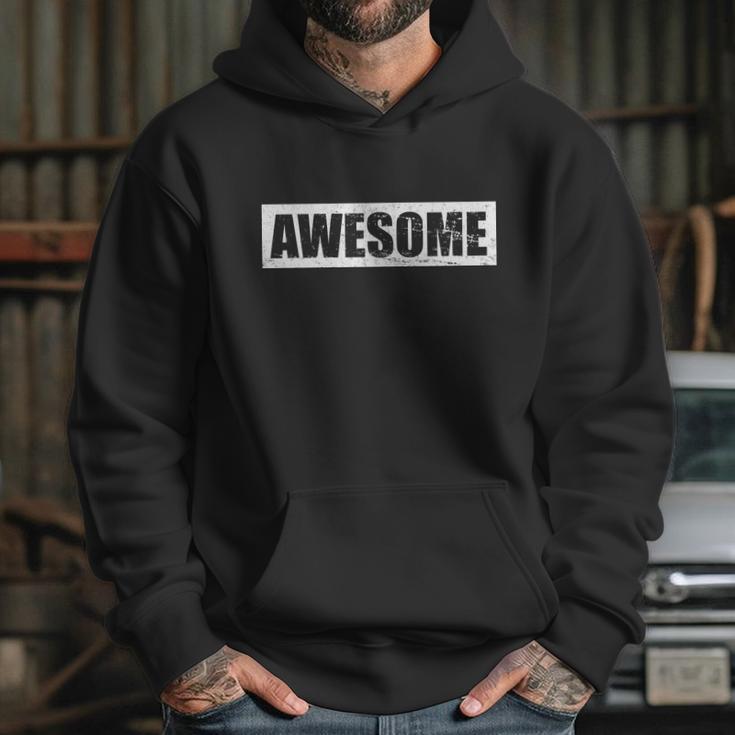 Vintage Awesome Logo Hoodie Gifts for Her