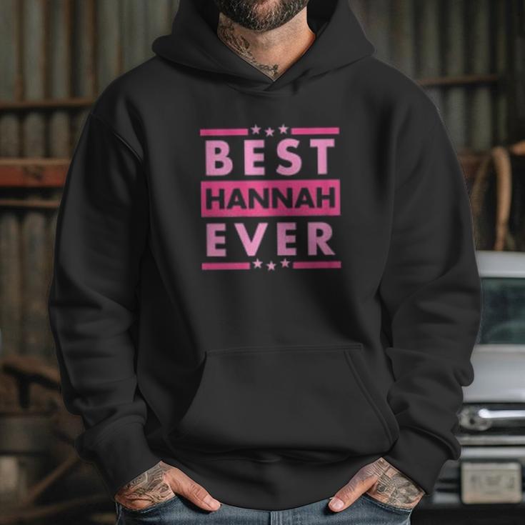 Vintage Best Hannah Ever Worlds Greatest Hannah Hoodie Gifts for Her