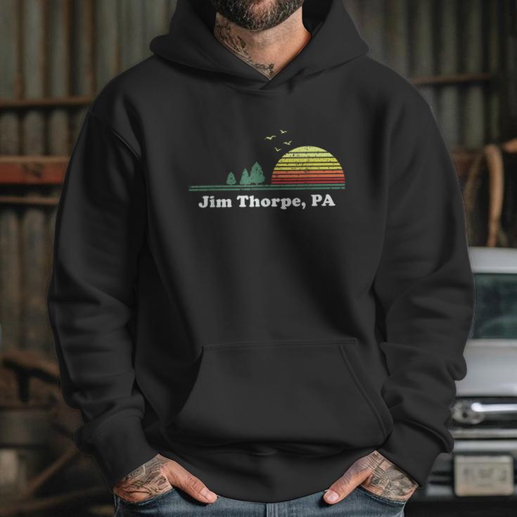 Vintage Jim Thorpe Pennsylvania Home Souvenir Print Hoodie Gifts for Her