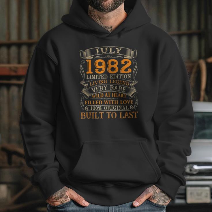 Vintage July 1982 40 Years Old 40Th Birthday Gifts Hoodie Gifts for Her