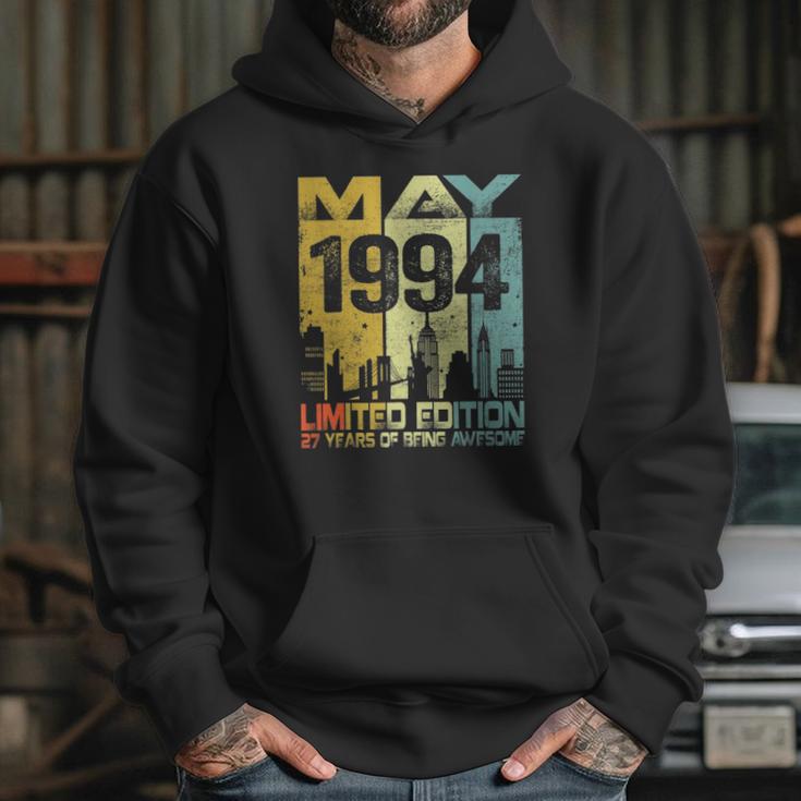 Vintage May 1994 Funny 27Th Birthday 27 Years Old Gift Hoodie Gifts for Her