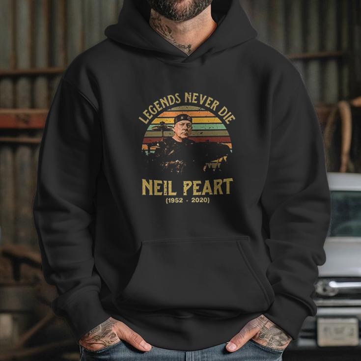 Vintage Neil Peart Legend Never Die Hoodie Gifts for Her