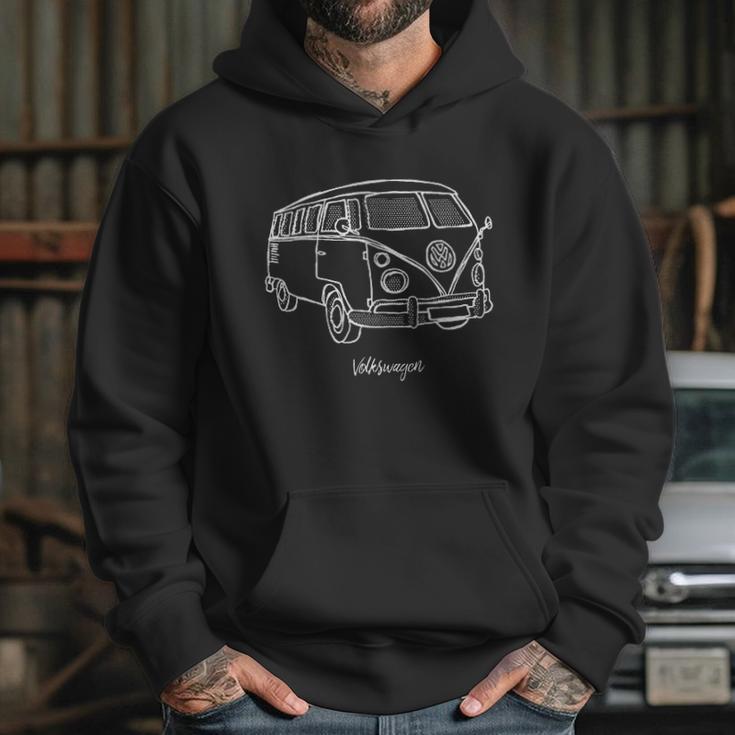 Volkswagen Camper Doodle Mens Hoodie Gifts for Her