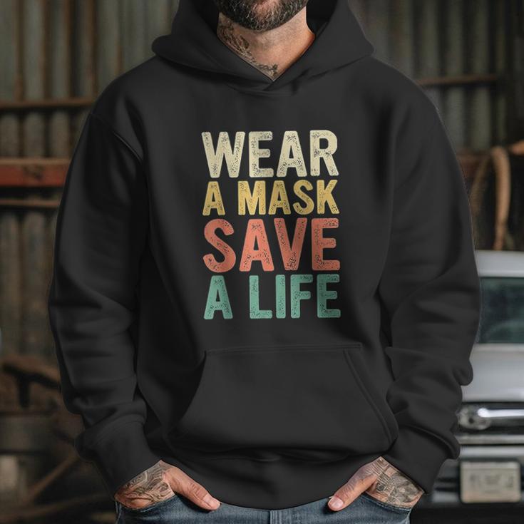 Wear A M Ask Save A Life Gift For Awareness Social Distancing Hoodie Gifts for Her