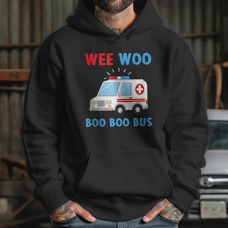 Wee Woo Boo Boo Bus Ambulance Driver Gift Hoodie Gifts for Her